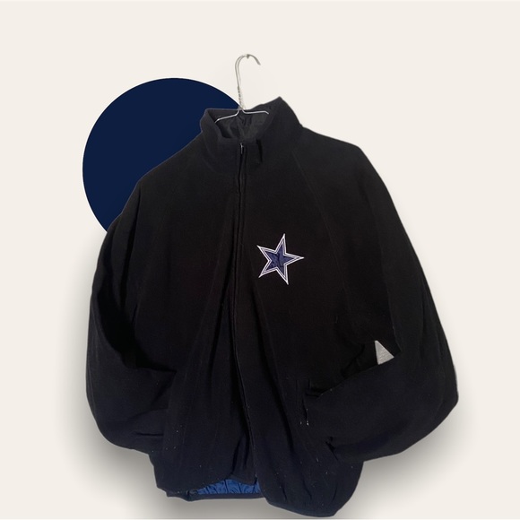 NFL cowboys vintage reversible bomber jacket - Picture 4 of 5